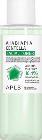 APLB AHA BHA PHA Centella Facial Toner 160ml