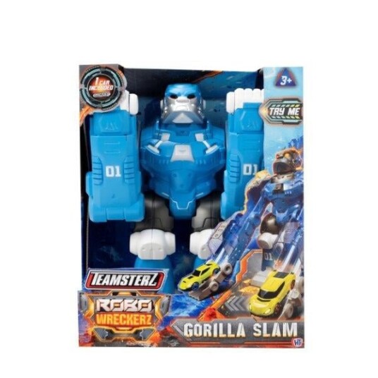 Teamsterz Robo Wreckerz Gorilla kamp Med Bil