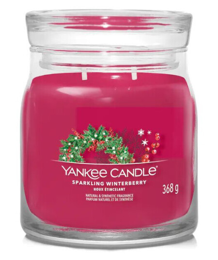 Yankee Candle Signature Medium Sparkling Winterberry 368 g Duftlys