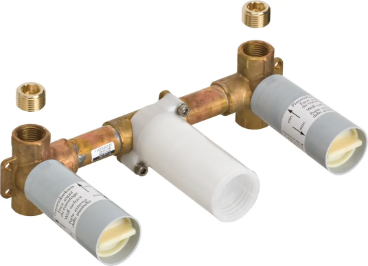 Hansgrohe Innbyggingsdel Til 3-hulls servantbatteri Hansgrohe Innbyggingsdel Til 3-hulls servantbatteri