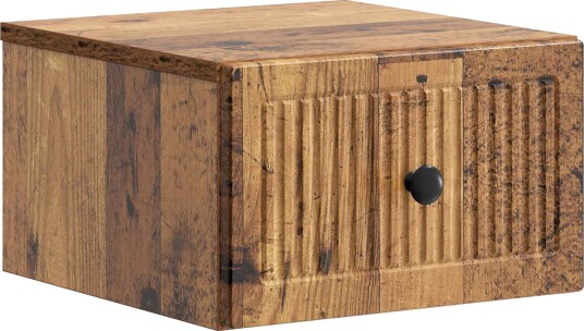 Vegghengt Nattbord Gammelt tre 33 x 34,5 x 20 cm Konstruert tre