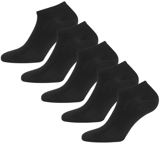 Urberg Bamboo Shaftless Sock 5-pack Black Beauty 36-39