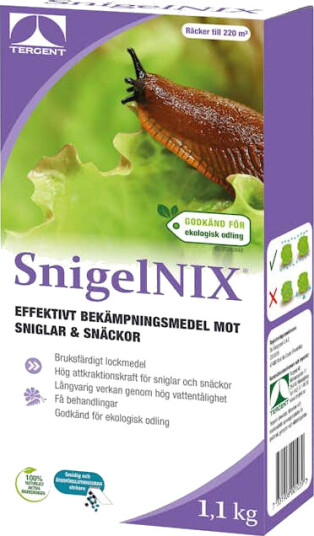 Sneglebekjemper Tergent Snegle NIX 1,1 kg