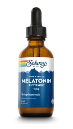 Solaray Melatonin Flytende 55ml