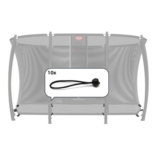 BERG Toys Elastikkstrikker Bunn Av Nettet (10x) For Deluxe Nett