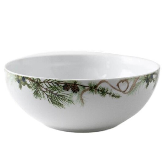 Magnor  Nostalgi bolle 23 cm hvit/grønn