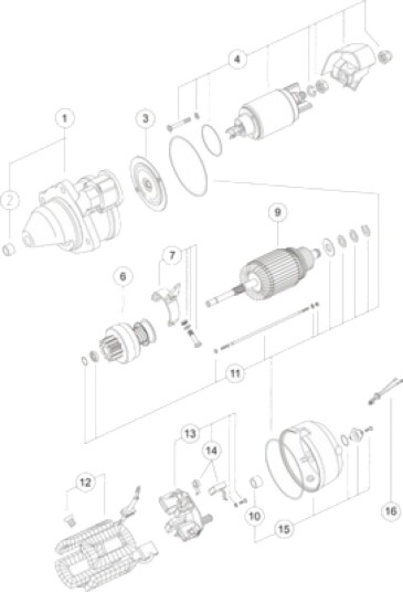 Starter MAHLE MS 219