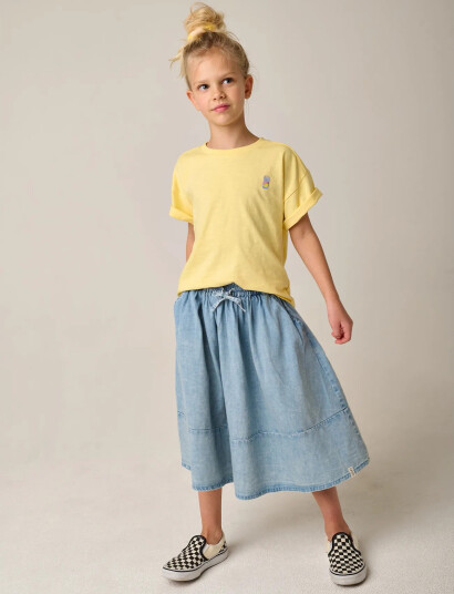 TUMBLE "N DRY Piron Denim Skirt Blue 110/1 TUMBLE "N DRY Piron Denim Skirt Blue 110/1