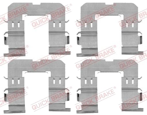 Tilbehørsett, skivebremse belegg QUICK BRAKE 109-1816