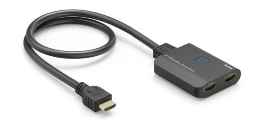 Hama 00205284, Hdmi, 2X Hdmi, 4096 X 2160 Piksler, Sort, 4K Ultra Hd, 65,5 Mm Hama 00205284, Hdmi, 2X Hdmi, 4096 X 2160 Piksler, Sort, 4K Ultra Hd, 65,5 Mm