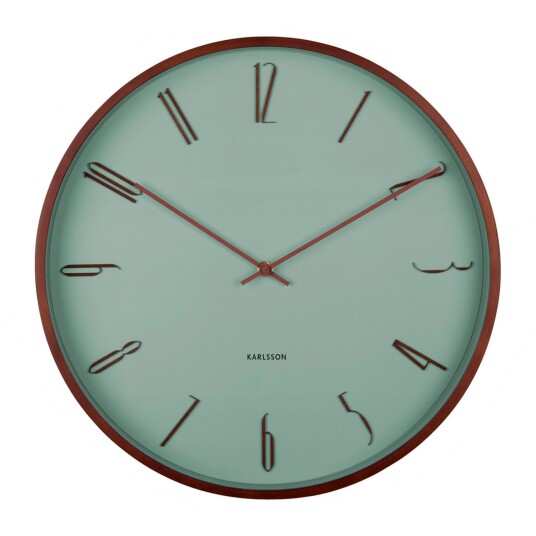 Karlsson Scandia Veggklokke KA6014GR Unisex 40 cm Kvarts urverk Karlsson Scandia Veggklokke KA6014GR Unisex 40 cm Kvarts urverk