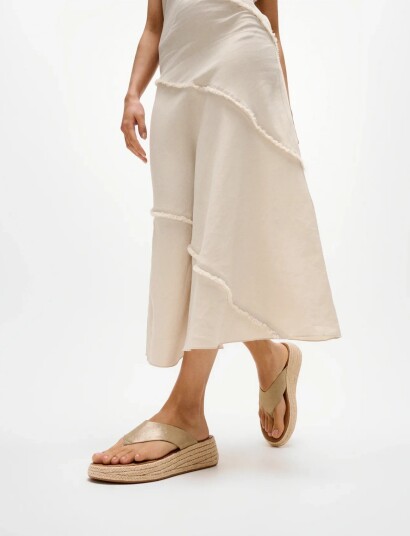 FitFlop F Mode Espadrille Shimmersuede Toe Post Sandals Beige 39 FitFlop F Mode Espadrille Shimmersuede Toe Post Sandals Beige 39