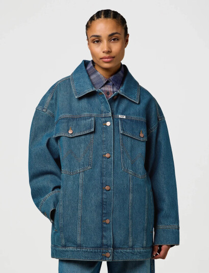 Wrangler Mega Trucker - Blue - S