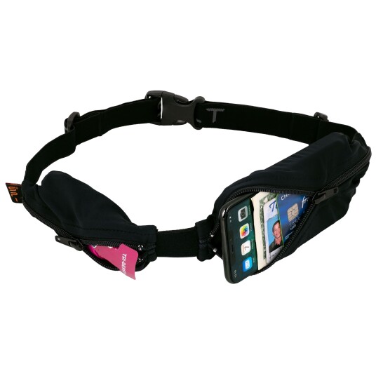 SPIbelt Dual Pocket 8.9 Black/Blackzip OneSize SPIbelt Dual Pocket 8.9 Black/Blackzip OneSize