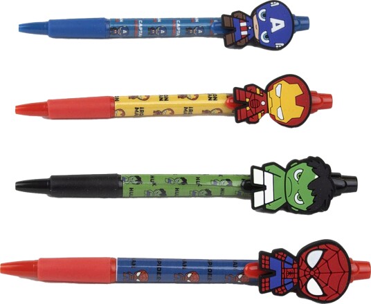 Marvel Avengers Penner 4-Pakk