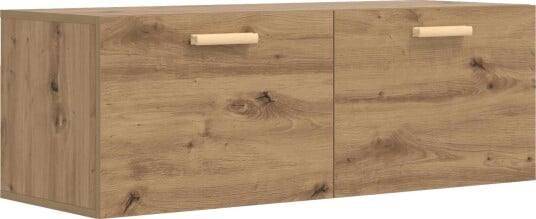 vidaXL Veggskap Artisan eik 100 x 36,5 x 35 cm Konstruert tre