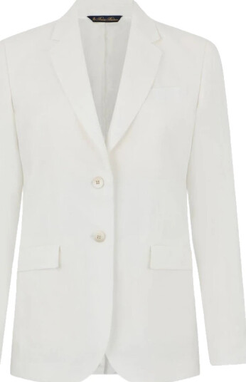 Brooks Brothers Dame Jakker Hvit 2XS,