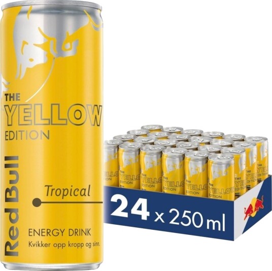 Red Bull Yellow Edition Tropical 24x250 ml