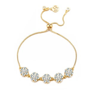 Nora Norway Mira Bracelet Gold Aqua Nora Norway Mira Bracelet Gold Aqua
