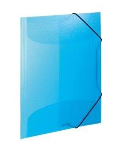 HERMA 3-flap folder - for A3 - translucent light blue HERMA 3-flap folder - for A3 - translucent light blue