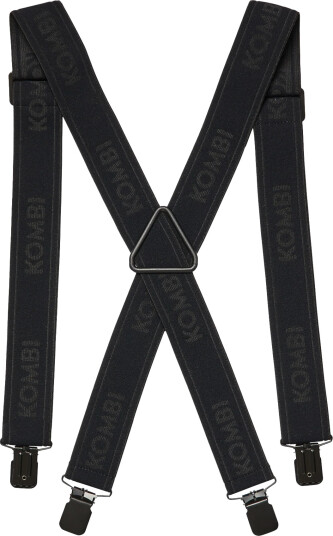Kombi Unisex SUSPENDERS Black OS
