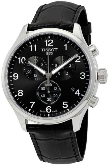 Tissot Herreklokke T116.617.16.057.00 T Sport Sort/Lær Ø45 mm