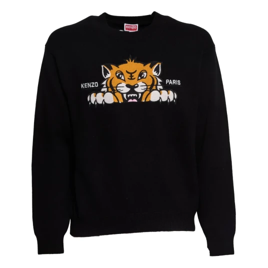 Kenzo Herre Strikkevarer Svart L, Kenzo Herre Strikkevarer Svart L,
