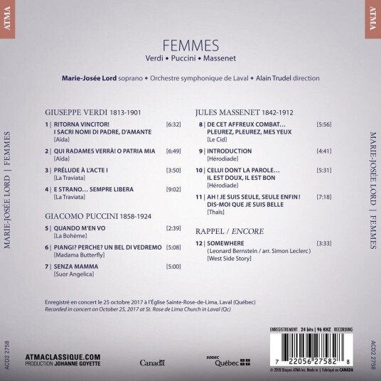 Leonard Bernstein, Lord  Femmes  CD