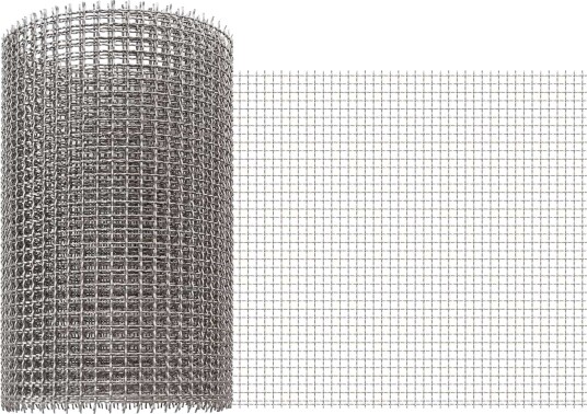 vidaXL Maskeskjerm 20 x 500 cm 3 Mesh Rustfritt stål 201 Sølv