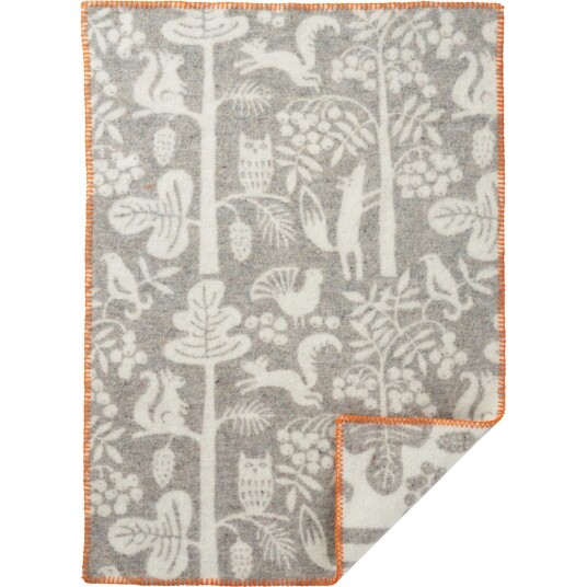 Klippan Yllefabrik Tree climbers Pledd 65x90 cm Grå Klippan Yllefabrik Tree climbers Pledd 65x90 cm Grå