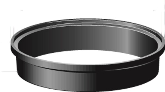Gustavsberg Rörsystem 7130057 Forhøyningsring 250 mm Høyde:25 mm Innendørsavløp