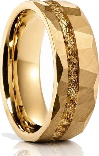 AurelioPVD forgylt tungstenring