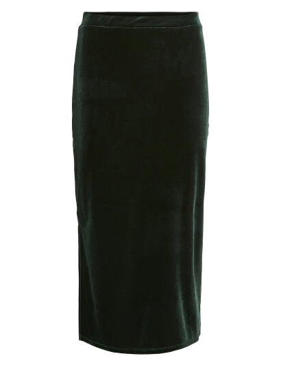 Vila Vivelma Velour Skirt/Dc - Black - XS
