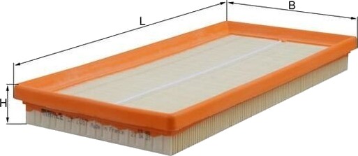 Luftfilter KNECHT LX 2087 Luftfilter KNECHT LX 2087