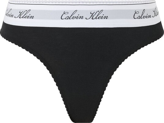 Calvin Klein Underwear Stringtruse Thong Svart Calvin Klein Underwear Stringtruse Thong Svart