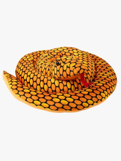 Teddykompaniet Orm Xl Orange   Orange   200 CM