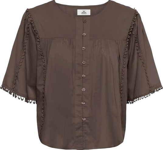 Karen By Simonsen Kbfry Blouse   Brown   34