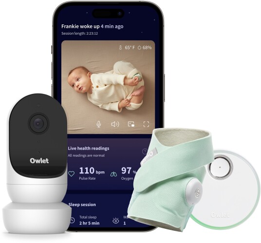 Owlet Dream Sock Babycall inkl. Owlet Cam 2 Mint Owlet Dream Sock Babycall inkl. Owlet Cam 2 Mint