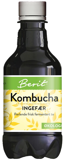Berit N Kombucha Ingefær Te, 330 Berit N Kombucha Ingefær Te, 330