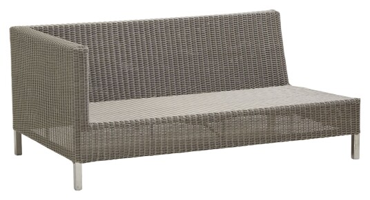 Cane-line Connect 2-pers. sofa høyre modul, Taupe