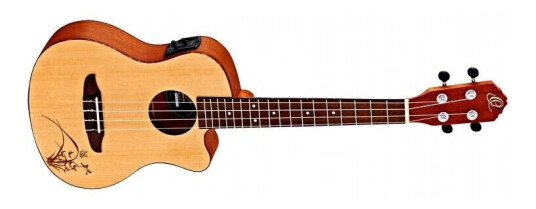 Ortega Guitars Ortega Ru5ce-Te Tenor Ukulele Med Mik