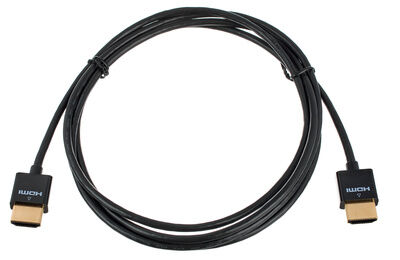 Kramer HDMI Pico Kabel 1,8m med Ethernet - Ultratynn, Svart Kramer HDMI Pico Kabel 1,8m med Ethernet - Ultratynn, Svart
