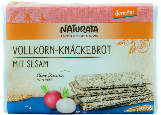 Naturata Knekkebrød Med Sesam 250g Naturata Knekkebrød Med Sesam 250g