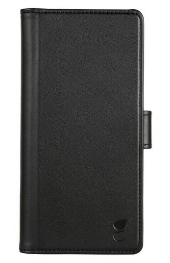 Gear Lommebokdeksel for Motorola G10/G20/G30 - Svart Imitert Skinn med 3 Kortlommer
