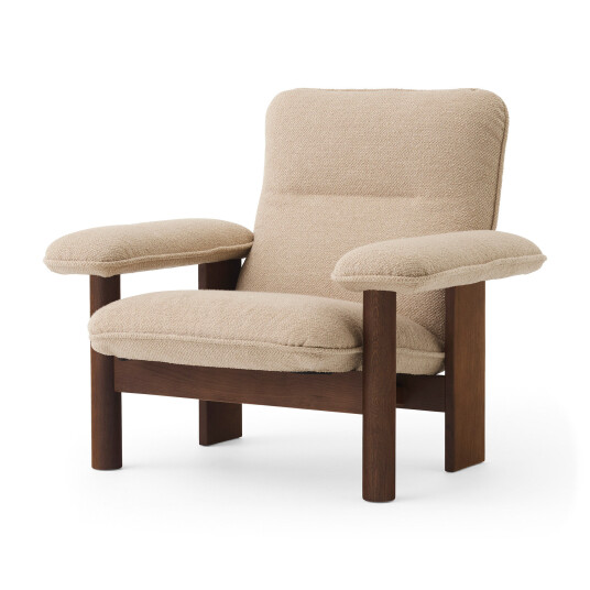 Audo Copenhagen Brasilia Lounge Chair Dark Stained Oak / Bouclé 02