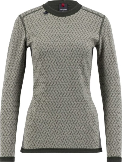 Ulvang Women's Comfort 200 Round Neck XS, Agate Grey/Urban Chic