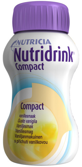 Nutridrink Compact næringsdrikk, Vanilje, 4x125 ml