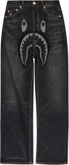 A Bathing APE Herre Jeans Svart 2XL, A Bathing APE Herre Jeans Svart 2XL,