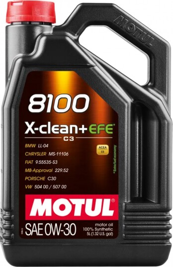 Motorolje MOTUL 8100 X CLEAN+EFE 0W30 5L