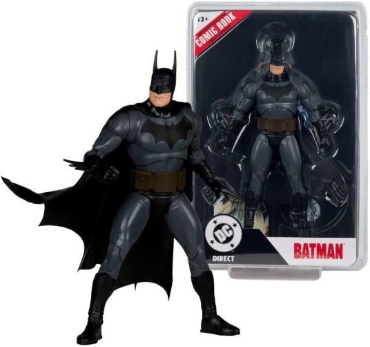 McFarlane Toys DC Direct Page Punchers Batman (Justice #1) 7" Action Figure & Comic